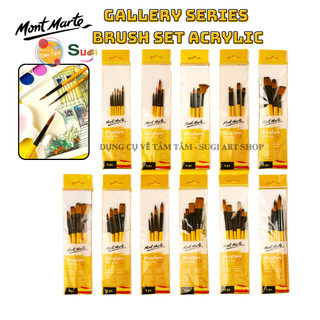 Bộ cọ vẽ màu acrylic Mont Marte / Mont Marte Gallery series brush set acrylic