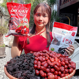  Combo 2Kg táo  1 kg táo đỏ 1 kg táo đen sấy dẻo  ăn vặt Yu Yu 