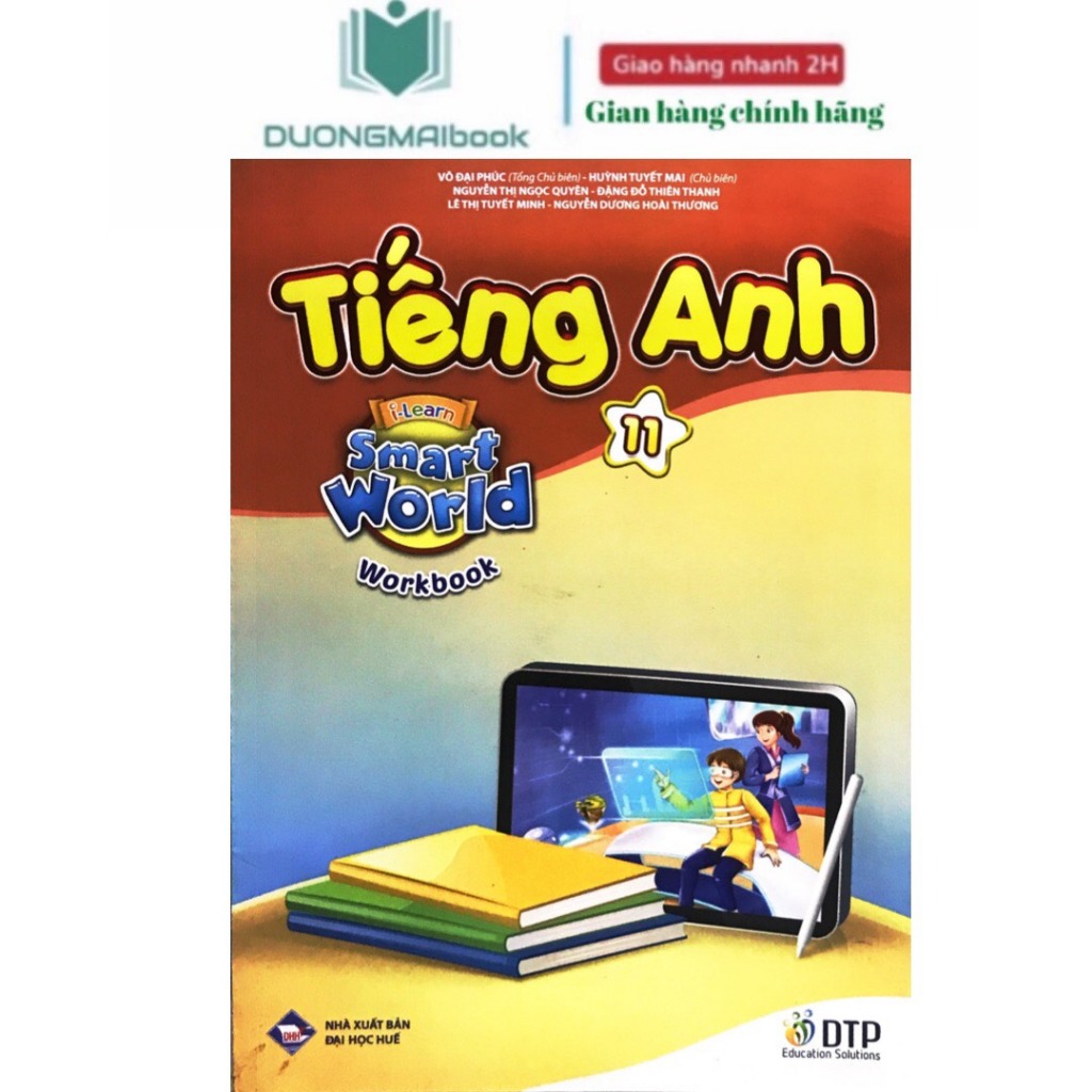 Sách - Tiếng anh 11 i-Learn Smart World - Workbook (bán kèm 2 vở kẻ ngang 200 trang)