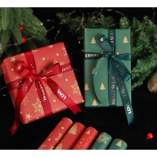 Giấy gói quà noel LOẠI SỊN decor trang trí khổ 50*70