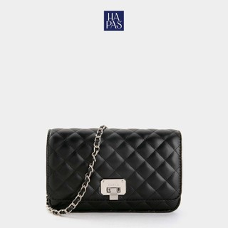 Túi xách nữ đeo chéo đeo vai bag cầm tay dự tiệc ô trám nắp gập HAPAS - TDC20138