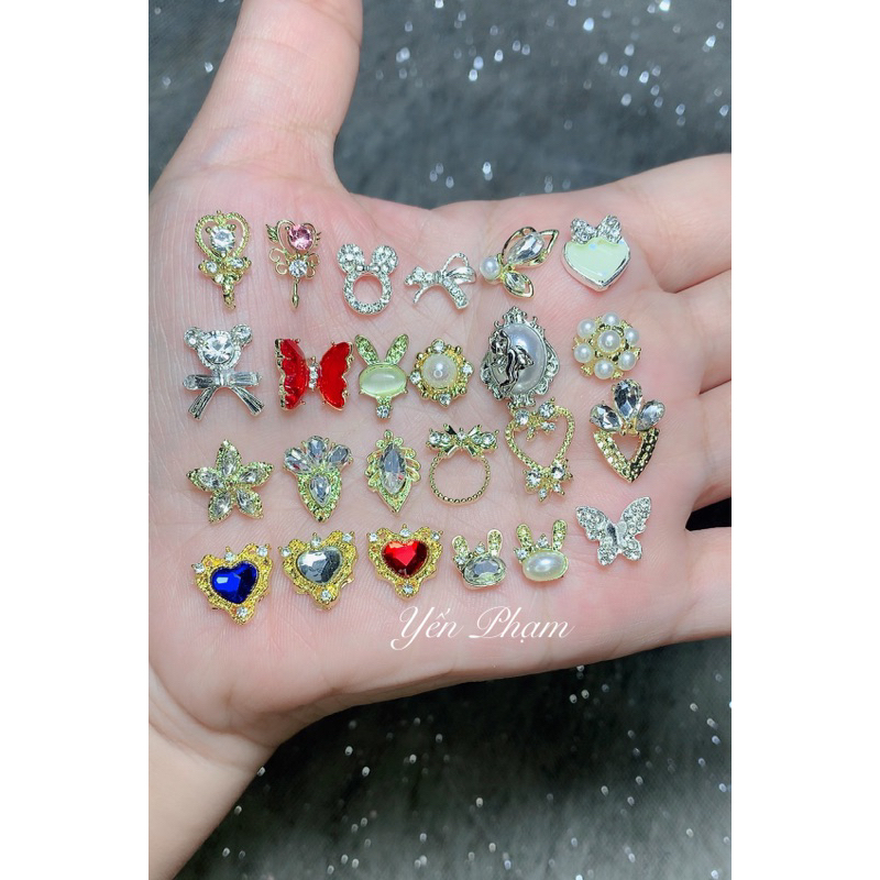 Charm kiểu trang trí móng tay siêu xinh