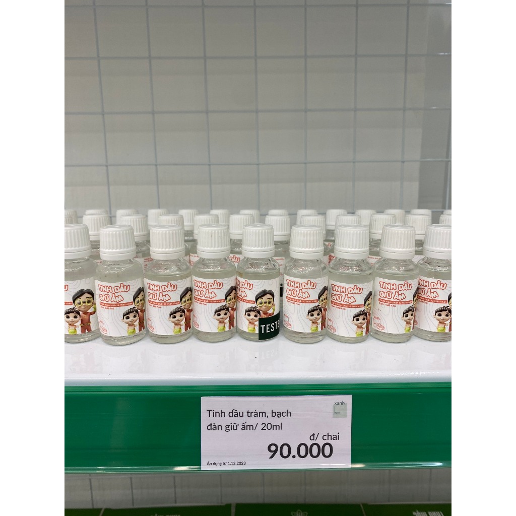 Tinh Dầu Giữ Ấm, Tránh Cảm Lạnh, Cảm Gió, Ho Cho Cả Gia Đình - 100% tinh dầu Tràm Bạch Đàn Long Não