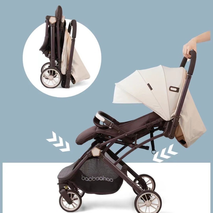 Xe đẩy 2 chiều du lịch gập gọn BAOBAOHAO Y8 cho bé,banbuondososinh1