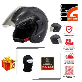 [BẢO HÀNH 36 THÁNG + TẶNG KHĂN NINJA] Mũ bảo hiểm phượt Asia MT115 kính gương - Hàng chính hãng