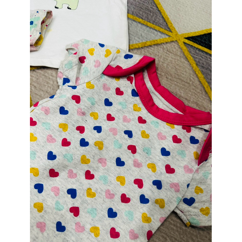 Áo thun hoạ tiết tay ngắn cho bé gái👶🏻