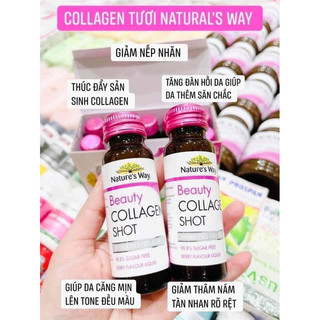 Nature’s way beauty collagen shot 10 chai x 50ml- collagen dạng nước nature’s way 50ml