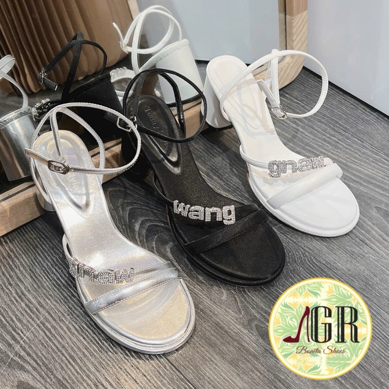 Sandal Cao Gót quai đá Wan siêu đẹp cao 6 cm