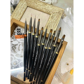 Bộ cọ vẽ móng LAWEI Nail Brush Japan 10 cọ Chuyên Dụng - Cọ Vẽ Móng