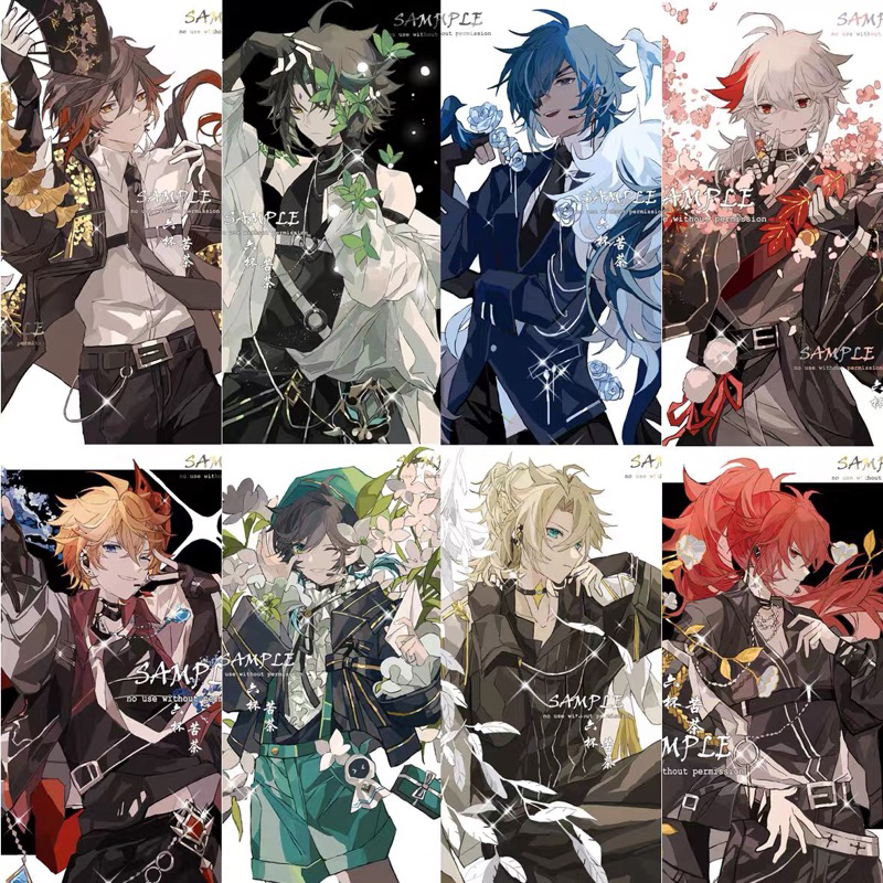 Card bo góc pola Genshin Impact Idol hàng artist có bản quyền