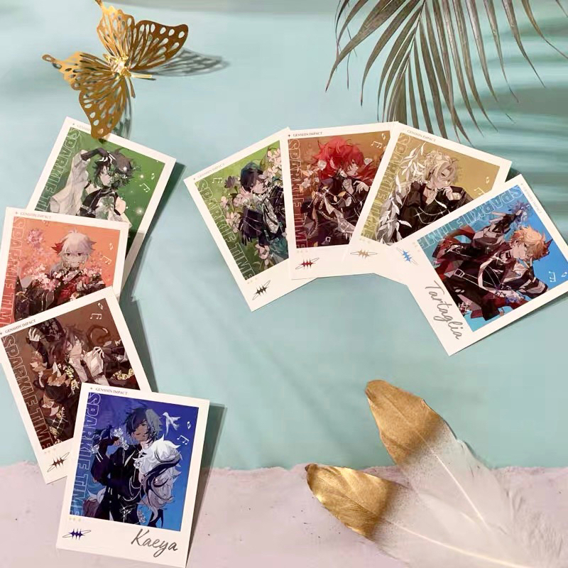 Card bo góc pola Genshin Impact Idol hàng artist có bản quyền