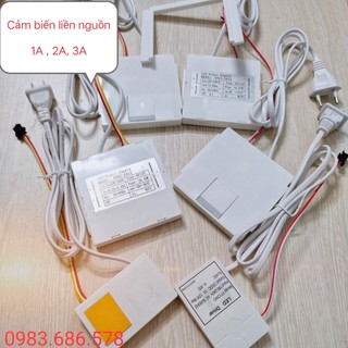Công tắc cảm biến gương LED liền nguồn 1A,2A,3A - 12V