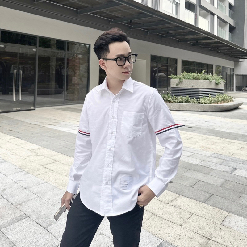 Áo Sơ Mi Thom Tay Dài Basic💙FREESHIP💙Hàng Siêu Cấp - Đồ Đôi Nam Nữ Unisex