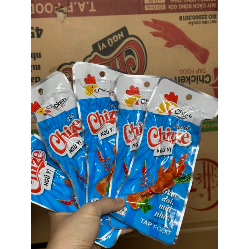 10 cái chân gà 35gr siêu cay mua lẻ được sỉ