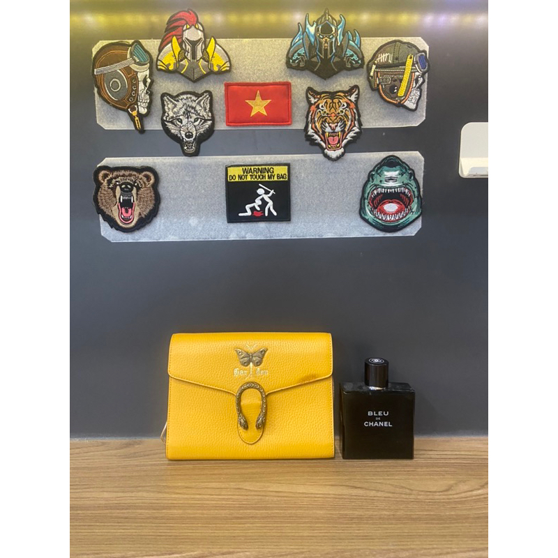 Túi si da thật hiệu GC