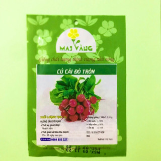 Hạt giống Củ Cải Đỏ Baby (63)