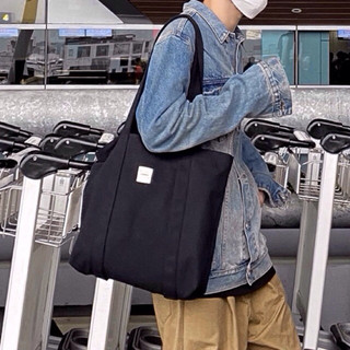 Túi vải bố canvas Lunar - Màu đen - unisex [vừa laptop]