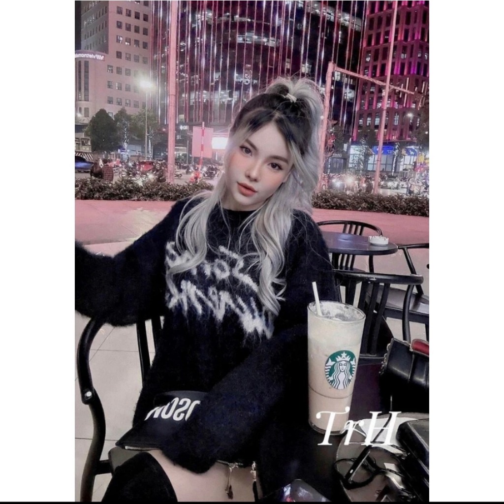 Áo Len Saint Laurent Hàng Loại 1 Bản Cao Cấp Dày Dặn Phong Cách Boy Phố Hottrend - Áo Len SAINT LAURENT Hàng Quảng Châu