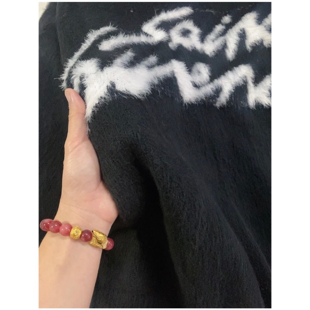 Áo Len Saint Laurent Hàng Loại 1 Bản Cao Cấp Dày Dặn Phong Cách Boy Phố Hottrend - Áo Len SAINT LAURENT Hàng Quảng Châu