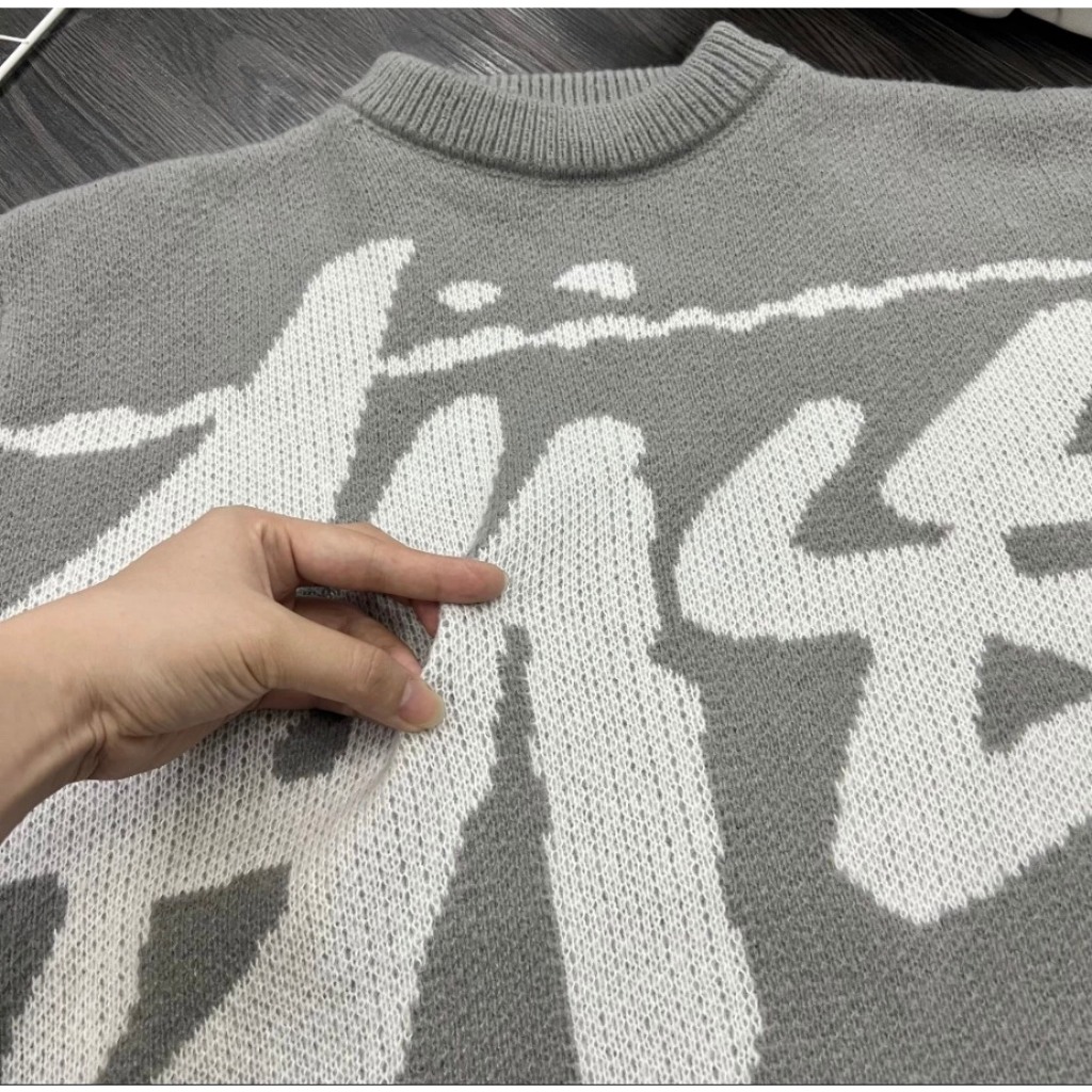 Áo Len Nam Nữ Stussy Phong Cách Hàn Quốc - Áo Len Sweater Stussy Phong Cách Boy Phố Hottrend 2023