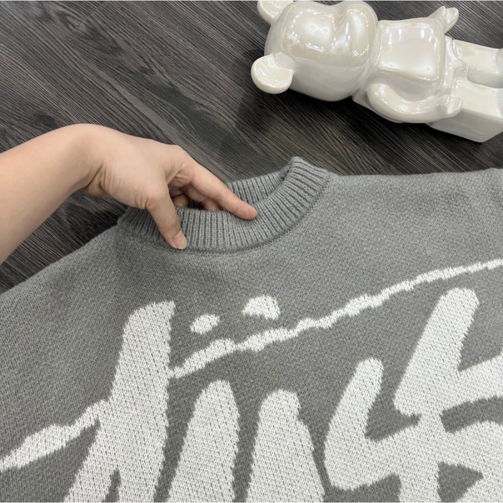 Áo Len Nam Nữ Stussy Phong Cách Hàn Quốc - Áo Len Sweater Stussy Phong Cách Boy Phố Hottrend 2023