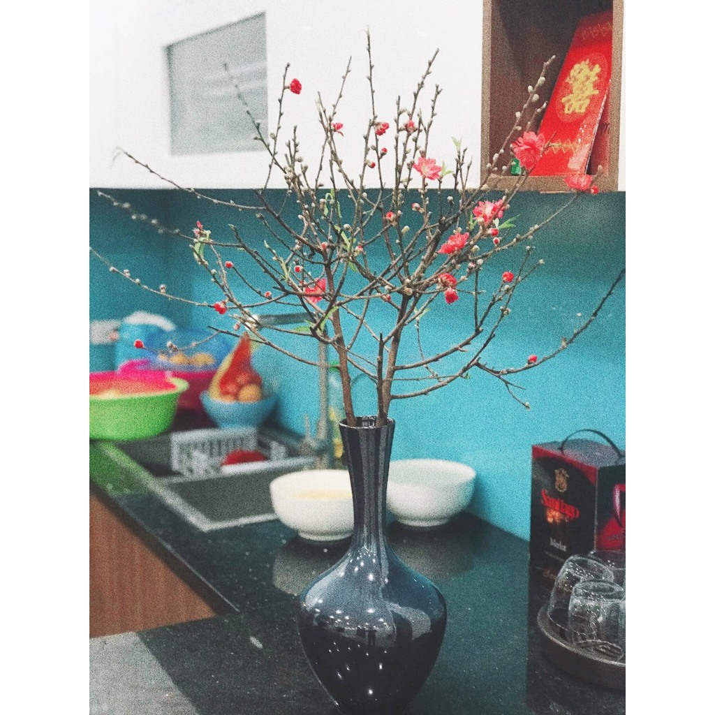 Bình Hoa Lọ Hoa Dáng Tỏi Cổ Nhỏ Cắm Đào Lựu Tuyết Mai Đẹp Gốm Sứ Bát Tràng