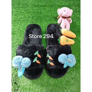 DÉP BÔNG UZANG LÔNG XÙ DÀY DẶN CỰC ÊM MANG TRONG NHÀ 4 MẪU HOT HIT 2021 FULL SIZE 36 - 40
