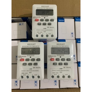 Kg316t rơle thời gian 24h, bộ hẹn giờ thực kg316t lw