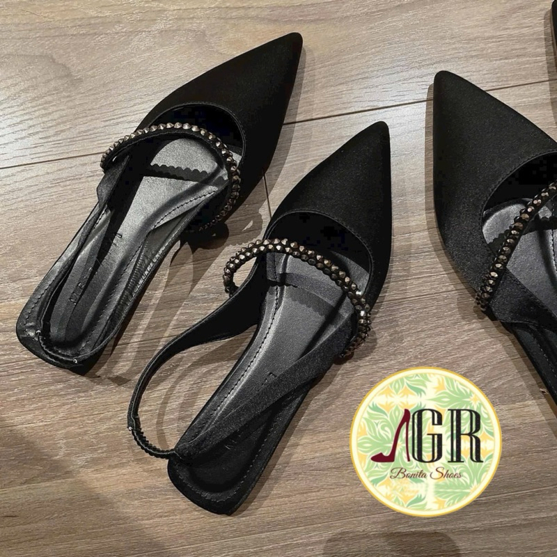 Sandal búp bê phối dây đá siêu xinh dế chống trượt