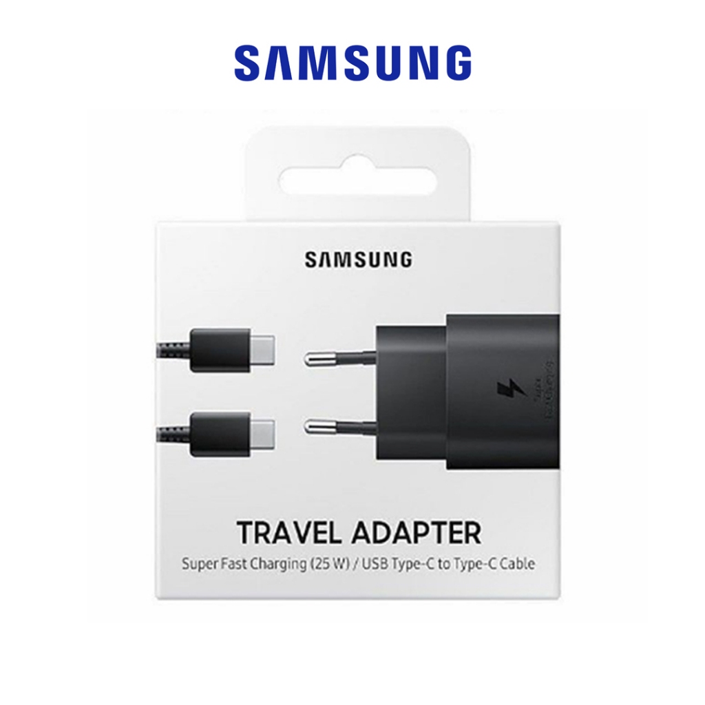 Bộ sạc nhanh Samsung 25w Full Box Hàng 1:1 gồm củ sạc samsung và dây sạc nhanh Samsung Type C dài 1m AGV TECH