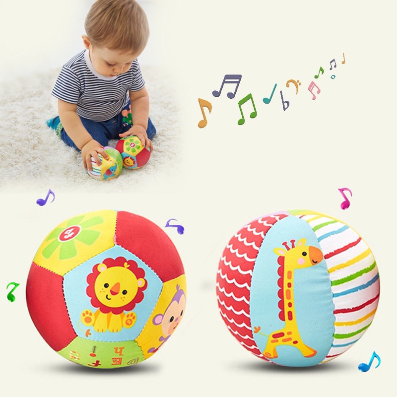 Bóng Vải Lục Lạc Cho Bé Fisher Price