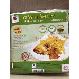 ( Combo 5 xấp =100 tờ) Giấy thấm dầu THP