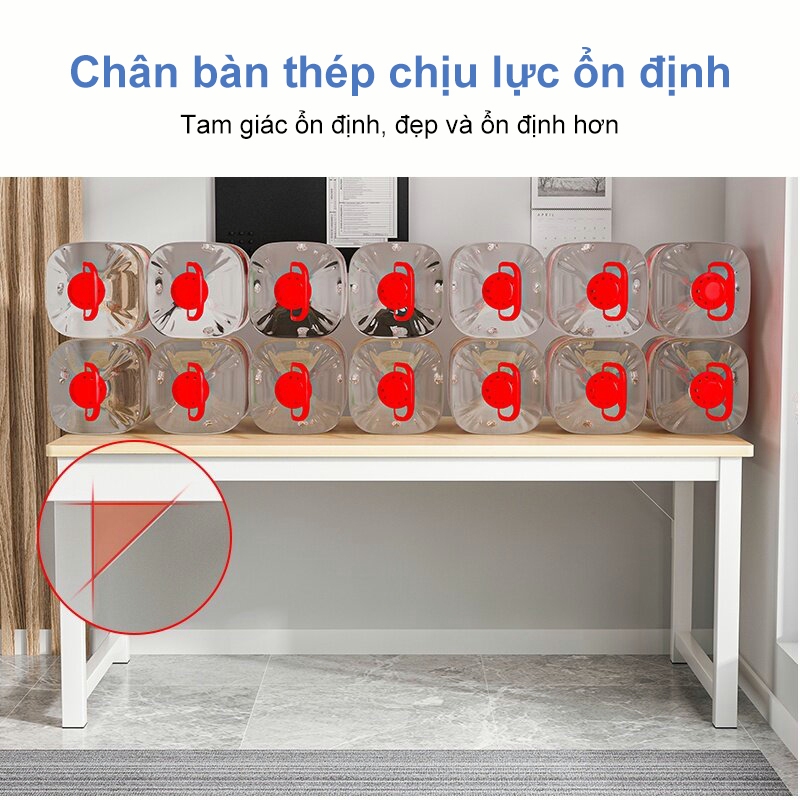 Bàn làm việc đa năng bàn học gỗ BÀN LÀM VIỆC đa năng chân sắt dùng cho văn phòng | BigBuy360 - bigbuy360.vn