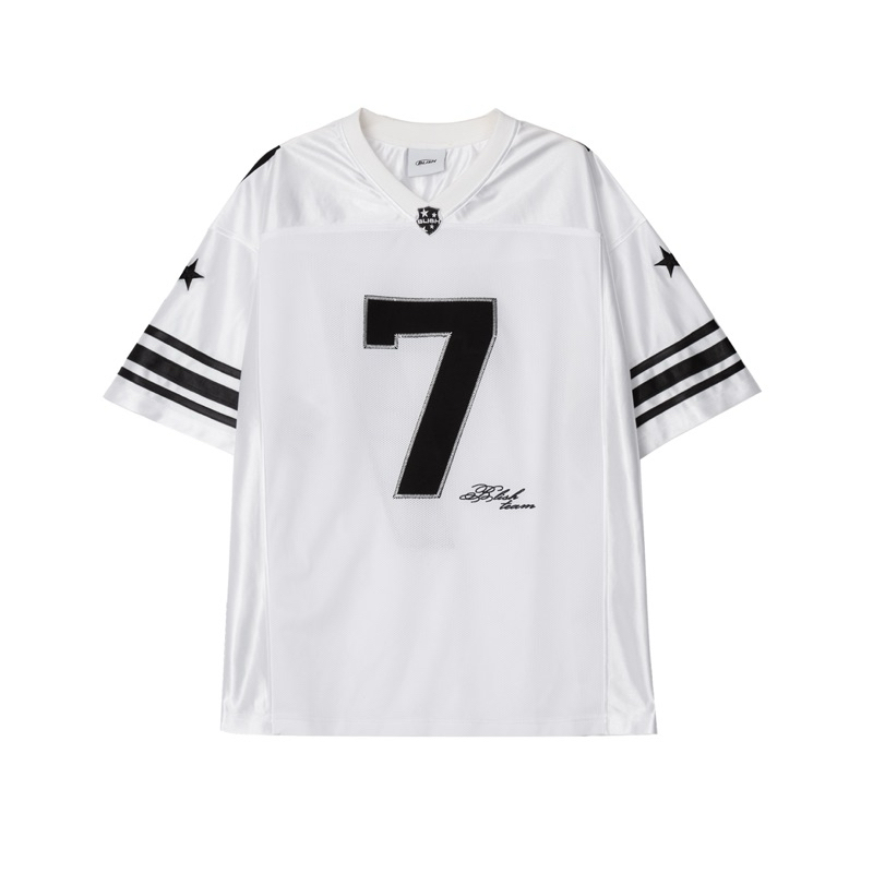 Blish 7 “Jersey” shirt ver 2.0 Trắng phối Đen.