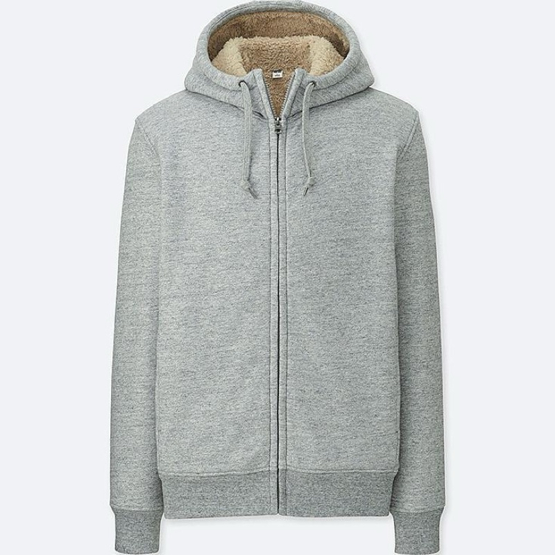 Áo hoodie zip Uni-qlo xuất dư