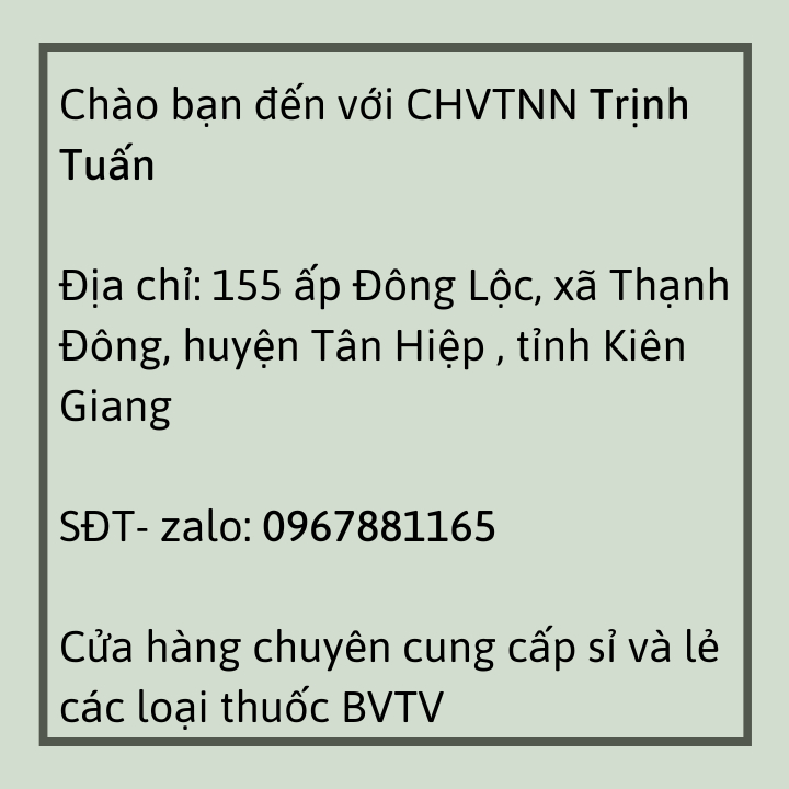 Kasumin 2SL trừ bệnh thối nhũn, đạo ôn trên Lan và cây trồng