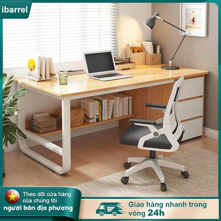 Bàn Làm Việc 3 hộc bàn học mặt bàn kích thước lớn khung chắc chắn chống gỉ bền bỉ mẫu hiện đại