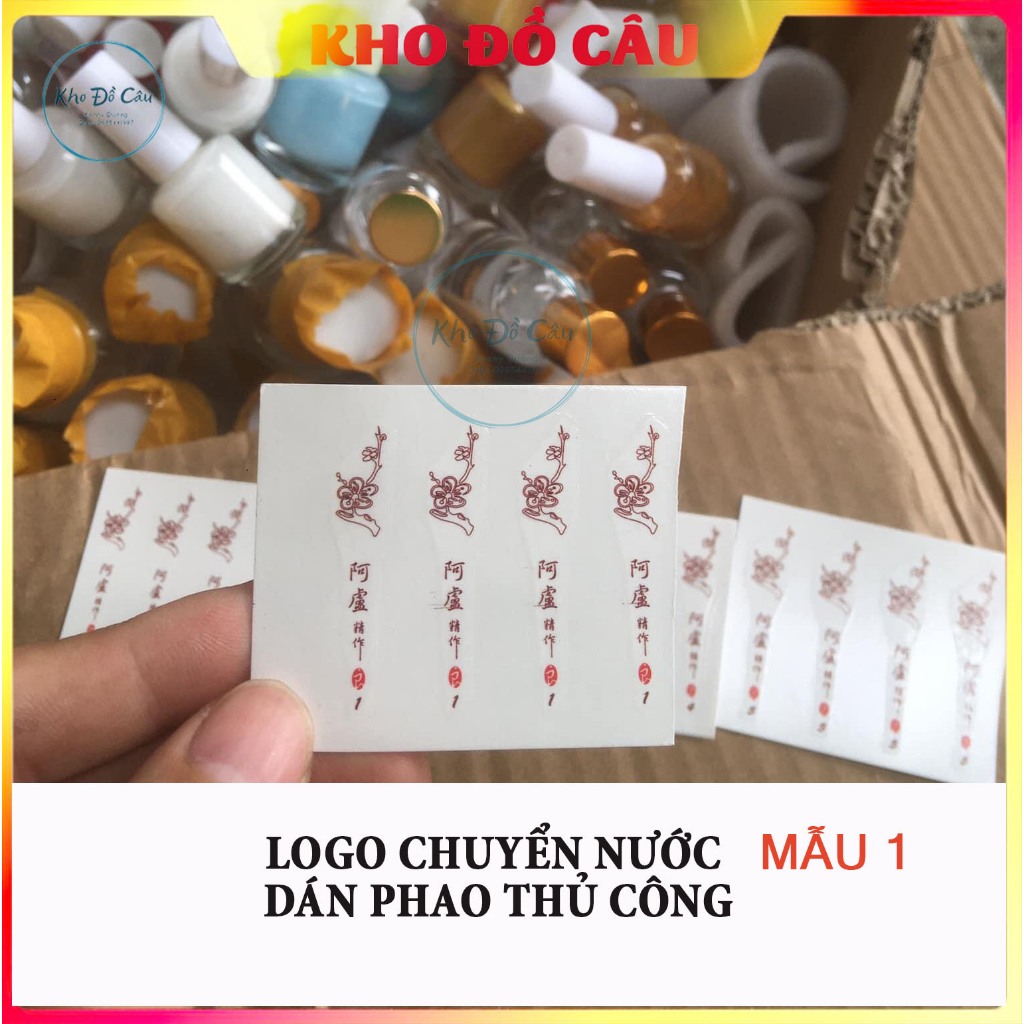 Team logo dán trang trí phao thủ công câu cá