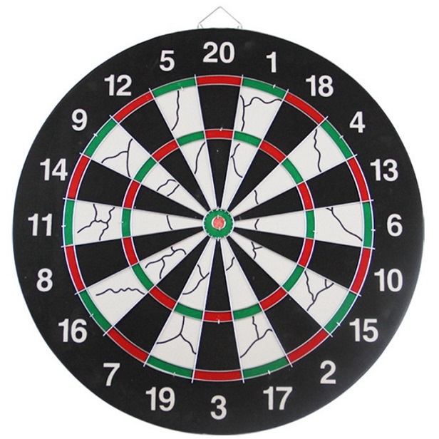 Bảng phóng phi tiêu 18 inches chính hãng cao cấp, 02 mặt gỗ đúng chuẩn