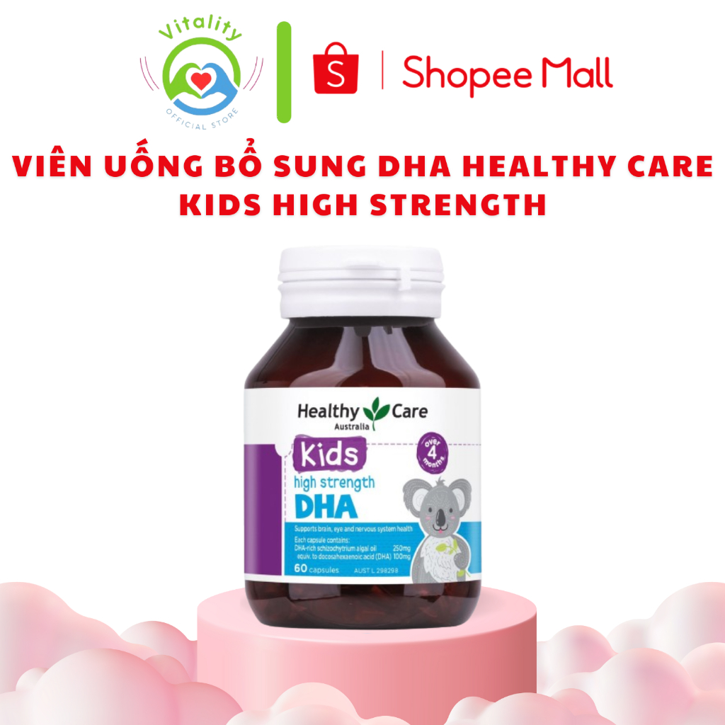 Viên uống DHA Orihiro Healthy Care High Strength bổ sung dưỡng chất cho bé