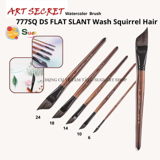 Cọ vẽ màu nước art secret lông sóc đầu vát- art secret 777 sq ds