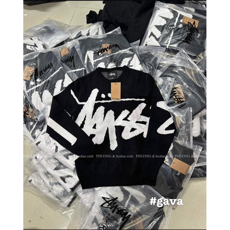 Áo len stussi dày dặn