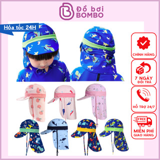 Nón đi biển che gáy nón chống nắng cho bé yêu