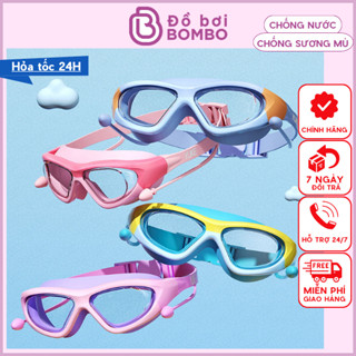 Kính Bơi Trẻ Em Yuke Kèm Bịt Tai Chống Nước Chống Sương Mù phù hợp cho bé từ 1-10 tuổi