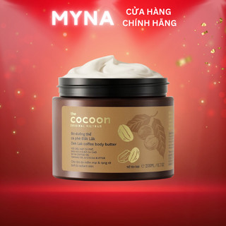 Bơ dưỡng thể cà phê đắk lắk cocoon 200ml thuần chay