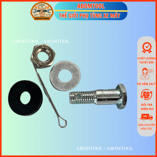 Bộ ốc bắt bát phanh, ốc tai phanh xe máy 5 chi tiết abomtool