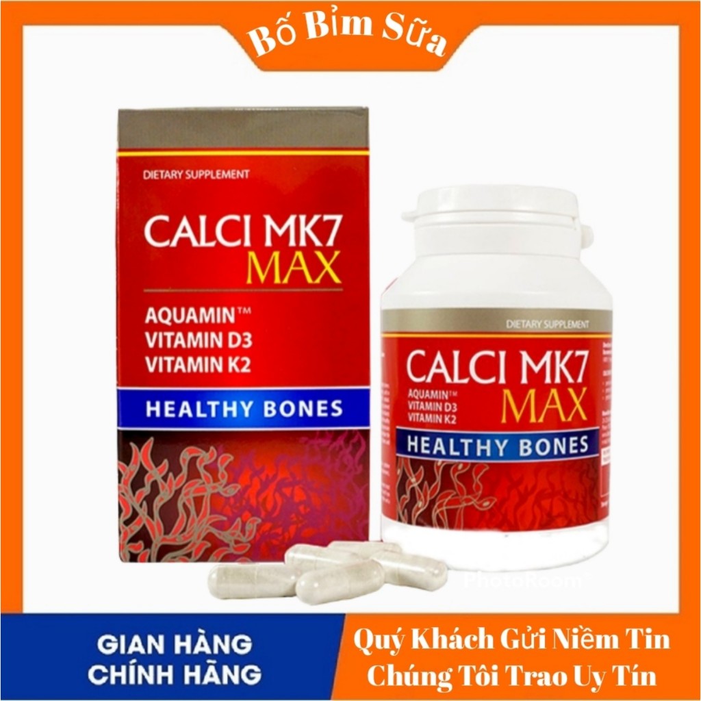 CALCI MK7 MAX - Canxi từ tảo biển đỏ tự nhiên