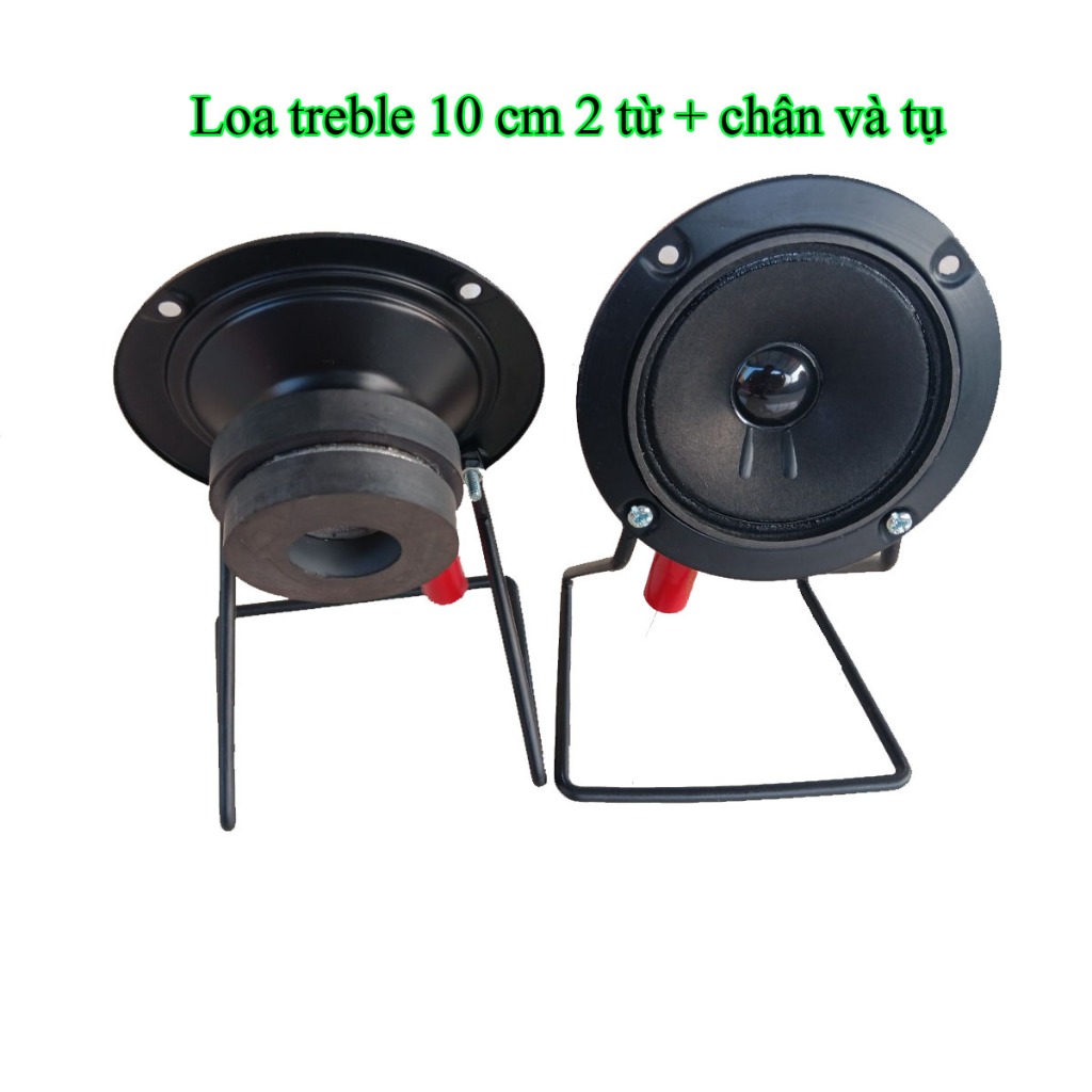 Loa treble giấy 10 cm 2 từ có chân và tụ giá 1 đôi