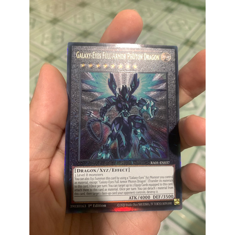 Thẻ Bài Yu-Gi-Oh! Uk RA01-EN037 Galaxy-eyes Full Armor Photon Dragon