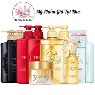 Dầu gội và Dầu Xả Siêu Cấp Ẩm Và Ngăn Rụng Tóc Tsubaki Classic 500ml